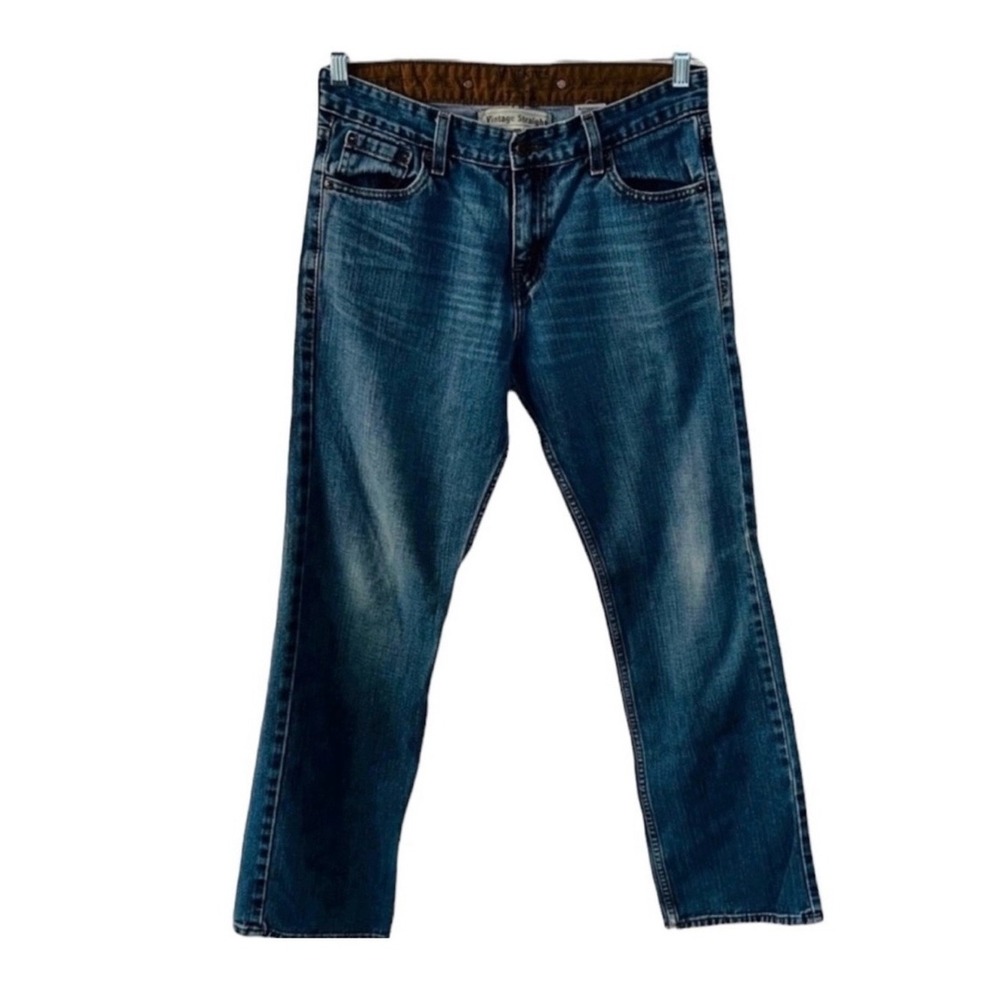 Authentic‎ Signature Levi Strauss & Co. Straight Denim Blue Jeans